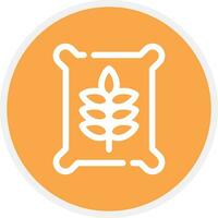 Seed Bag Creative Icon Design vector