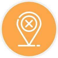 Wrong Creative Icon Design vector