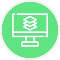 Layers Creative Icon Design vector