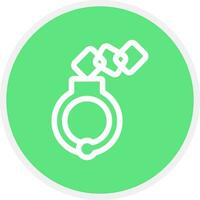 Handcuffs Creative Icon Design vector