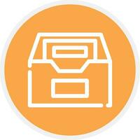 Files Box Creative Icon Design vector