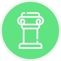 Pillar Creative Icon Design vector