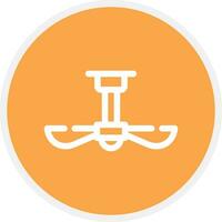 Ceiling Fan Creative Icon Design vector