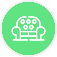 Sofa Creative Icon Design vector