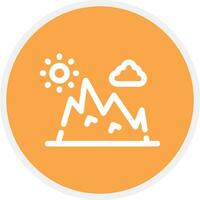 Mountain Creative Icon Design vector