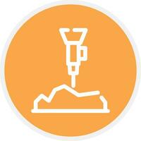 Mining Creative Icon Design vector