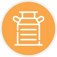 Milk Tank Creative Icon Design vector