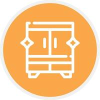 Wardrobe Creative Icon Design vector