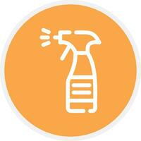 Spray Bottle Creative Icon Design vector