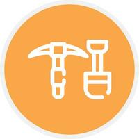 Material Mining Creative Icon Design vector
