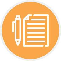 Contract Creative Icon Design vector