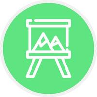 Canvas Creative Icon Design vector