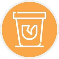 Trash Creative Icon Design vector