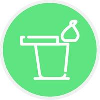 Garbage Creative Icon Design vector