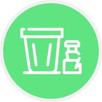 Disposal Creative Icon Design vector