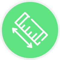 Ruler Creative Icon Design vector