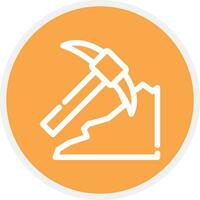 Mining Creative Icon Design vector