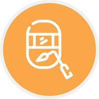 Welding Mask Creative Icon Design vector