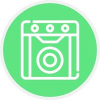 diseño de icono creativo de lavavajillas vector