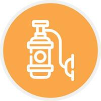 Oxygen Tank Creative Icon Design vector