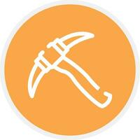 Pickaxe Creative Icon Design vector