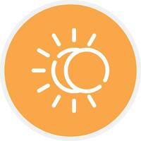 Eclipse Creative Icon Design vector