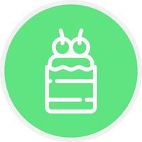 Cupcake Creative Icon Design vector