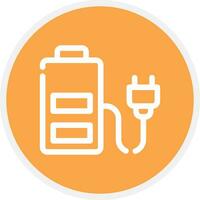 Charging Creative Icon Design vector