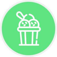 Ice Cream Creative Icon Design vector