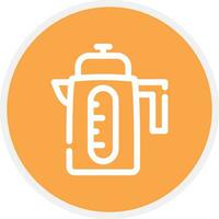 Electric Kettle Creative Icon Design vector