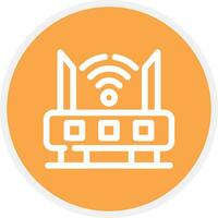 Router Creative Icon Design vector