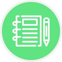Notebook Creative Icon Design vector