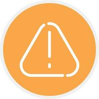 Warning Creative Icon Design vector