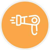 Hairdryer Creative Icon Design vector