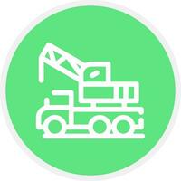 Crane Creative Icon Design vector