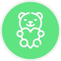 diseño de icono creativo de oso vector