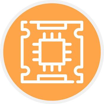 Processor Creative Icon Design vector
