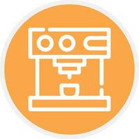 Coffee Machine Creative Icon Design vector