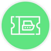 Ticket Creative Icon Design vector