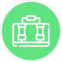 Suitcase Creative Icon Design vector