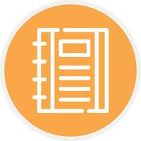 Notebook Creative Icon Design vector