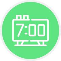 Alarm Clock Creative Icon Design vector