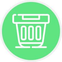 Dumpster Creative Icon Design vector