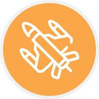 Plane Creative Icon Design vector