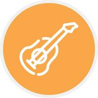 diseño de icono creativo de guitarra vector