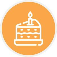 Cake Creative Icon Design vector