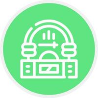 Jukebox Creative Icon Design vector