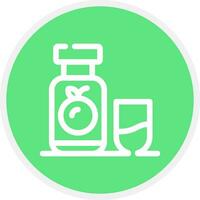 Orange Juice Creative Icon Design vector