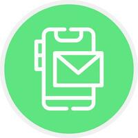 Email Creative Icon Design vector