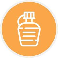 Water Bottle Creative Icon Design vector